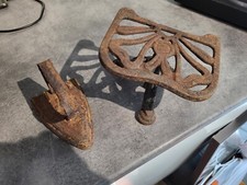 Antique Flat Iron And Stand