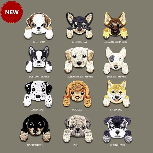 Dog puppy breed patch choose - breed,