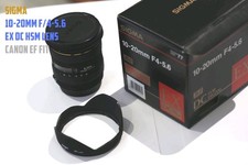 Sigma 10-20mm f4-5.6 EX DC HSM wideangle lens for Canon EF EOS. Super condition.