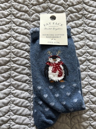 Fat face penguin socks - penguin, one