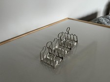 SET OF 3 SILVER PLATED 5 BAR 4