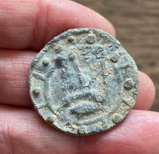 EARLY 16TH CENTURY. LEAD ‘BOY BISHOP’ GROAT TOKEN.