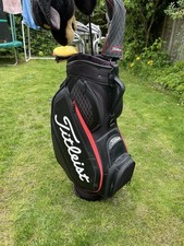 Titleist Tour Series Midsize Staff Golf Cart Bag Black and Red