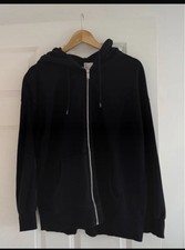 h&m divided oversized black