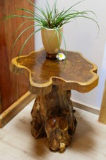Side Table Teak Tree Slice