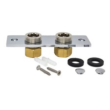 Exposed Shower Bar Valve Thermostatic Mixer Easy Fit Wall Plate EF06