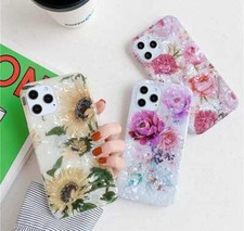 Glossy Flower Shockproof Case