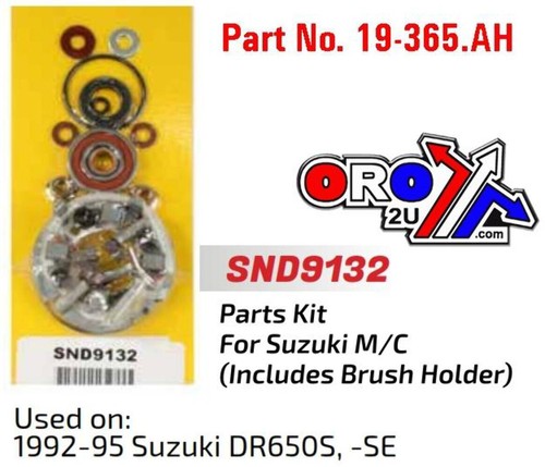 Starter motor repair kit - motor,