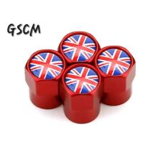 ×4 Red Union Jack Valve Dust