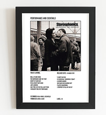 Stereophonics Poster Performance & Cocktails Album Art Polaroid Style A3 /A4