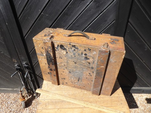 Vintage pine toolbox - vintage,