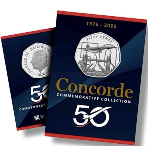 2026 concorde 50p coin - 2026,