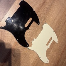 2 Genuine Fender Telecaster Pick Guards Scratch Plate Guitar Parts