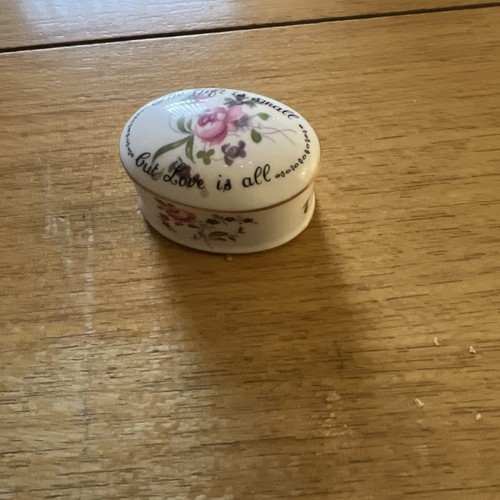 Crown derby trinket box - derby,