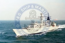 Royal Navy Type 22 Frigate HMS BRAVE (F94) - 6X4 (10X15) Photograph