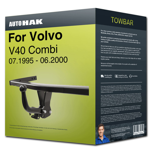 Towbar fixed for volvo - volvo, v40