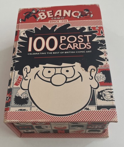 100 beano comic postcards - postcards,