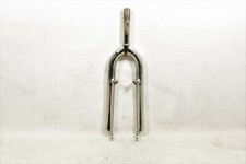 CHROME MTB BIKE ATB FRONT FORK 26" WHEEL 1" 25.4mm SHORT STEERER 135mm V BRAKE
