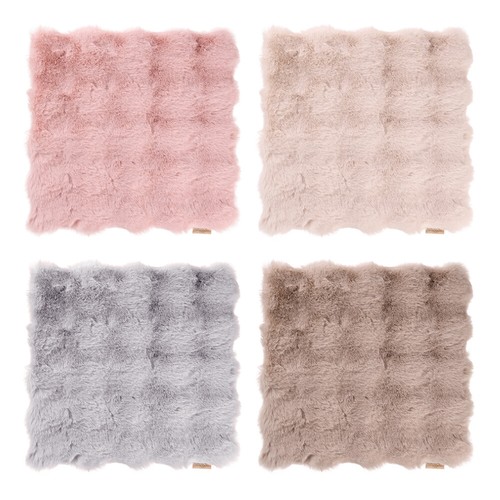Square soft fluffy - faux, fur
