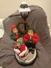 Vintage Holiday Christmas  Scene.