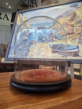Late 19th Century Victorian Glass Display Clock Dome. Decorative/Curio/Antique 