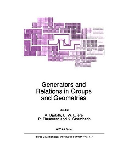Generators and relations - generators,