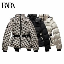 Winter Women Thick Comfy Long Quilted Padded Parka Coats Warm Hooded Jacket 2025
