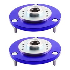 2x Front Adjust Camber Plates for BMW Series 3 E46 Top Mounts Suspension Kits