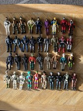 37 G.I JOE & LANARD CORPS VINTAGE ACTION FIGURES HASBRO 80’s 90’s 00’s BUNDLE