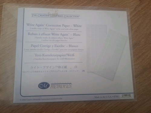 Creative memories write again - creative,