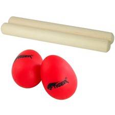 Tiger Pack of Wooden Claves