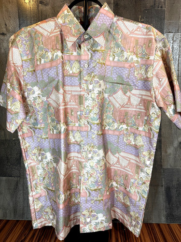 Thai silk shirt mens asian - silk,