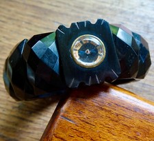 antique Victorian WHITBY JET