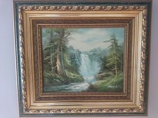 R Danford - Waterfall - Oil on