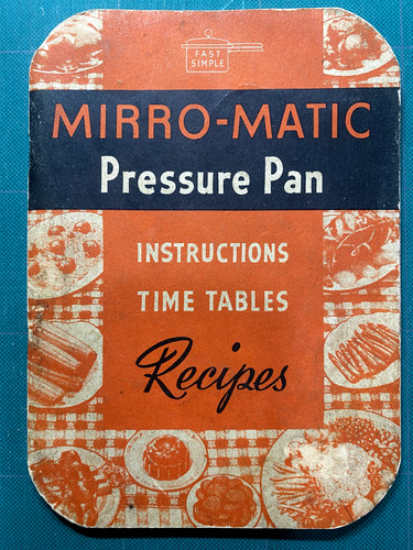 1947 mirro matic pressure - mirro-matic,