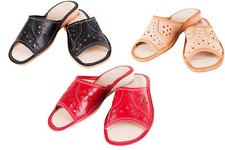 Womens Natural Leather