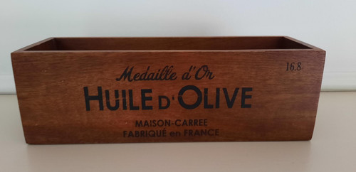 Home wood storage box - ,