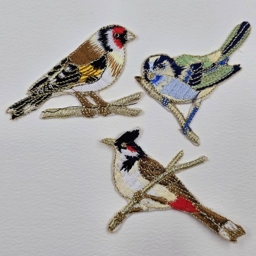 Bird embroidered patch iron - bird,