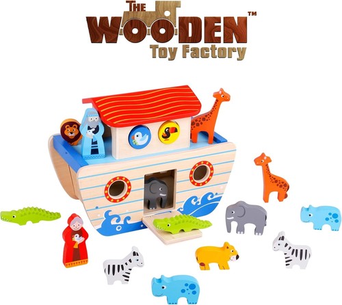 Deluxe noah ark wooden - deluxe,
