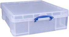 Really Useful Storage Box 70 Litre Clear