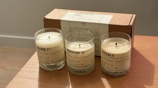 Le Labo 3 Candle Discovery Set – Calone 17 • Verveine 32 • Encens 9