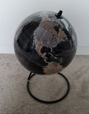 Black Globle 29cm tall ATLAS
