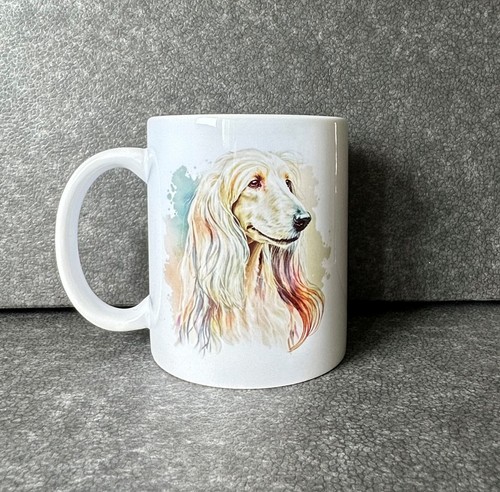Afghan hound dog coffee - hound, mug