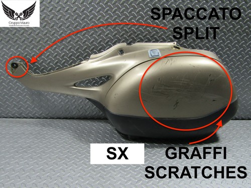 Left side bag with damage - side,