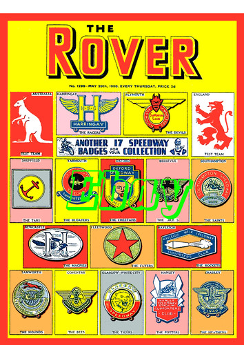 Speedway rover comic may - speedway, 1950