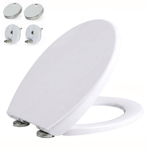 Quick release toilet seat - seat, soft