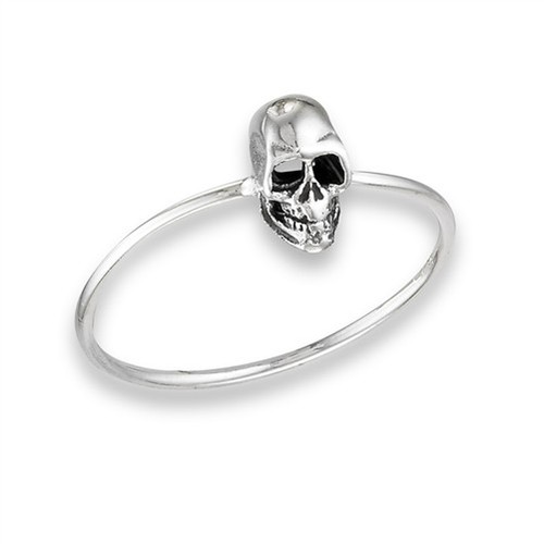 Sterling silver skull with - sterling,