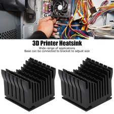 2x Aluminium Heatsink Cooler