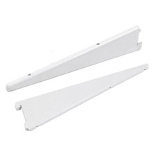 White Twin Slot Shelving