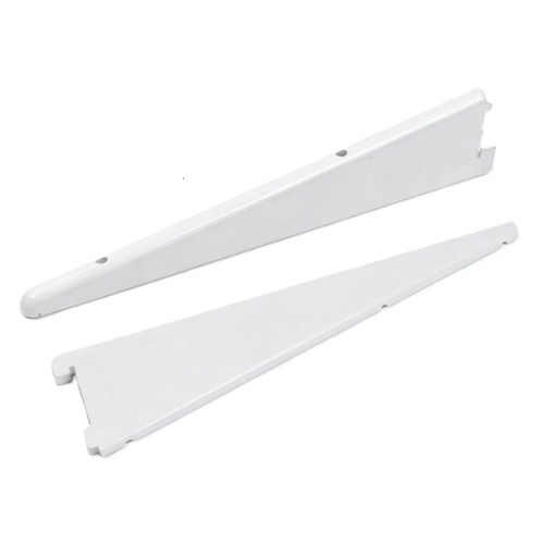 White twin slot shelving - slot,